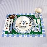 North Carolina Tar Heels Mascot Manners 8-Piece Dinnerware Training Set by Football Fanatics