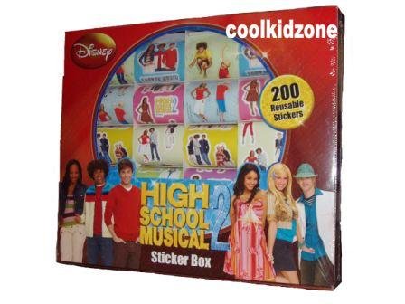 Childrens Toyshop  Toys : High School Musical 2 box of 200 reusable stickers