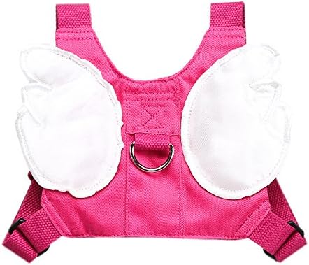 GreatGiving(TM) Angle Wings Kids Baby Toddler Walking Safety Harness Assistant with Leash (rose pink)