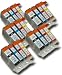 20 Chipped Compatible Canon PGI-5 & CLI-8 Ink Cartridges from 'The Ink Squid'. Fully Compatible with the Canon Pixma iP3500 Printer. 5 x PGI-5Bk (Black); 5 x CLI-8C (Cyan/Blue); 5 x CLI-8M (Magenta/Red); 5 x CLI-8Y (Yellow). The Latest Chips, the Maximum ML Capacity of any Compatible Ink Cartridge. 2 Year Guarantee on all Cartridges.