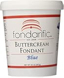 Fondarific Buttercream Blue Fondant, 2-Pounds