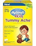 Hyland's 4 Kids Tummy Ache Tablets, Natural Relief of Upset Stomach, Diarrhea and Gas for Kids, 50 Count