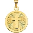 14K Yellow Gold Confirmation Medal - 19.00mm