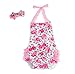 Binmer(TM) Baby Girls Kid Halter Lace Romper Backless Sunsuit Jumpsuit Dress