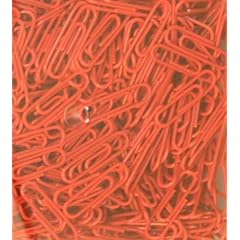 1000 B�roklammern Briefklammern 27 mm rot in Box + 1 Glasbeutel