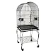 Cage Connection® Arch Bird Cage - Black wire, Black base
