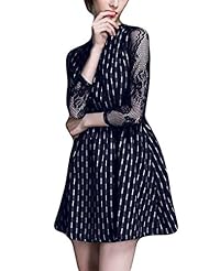 Sexy Gathered Lace Cotton/Polyester General Print Wedding Dress 