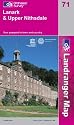 Lanark and Upper Nithsdale (Landranger Maps) (OS Landranger Map)