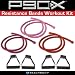 P90X Resistance Bands Workout Kit--3 bands: Light, Medium, Heavy
