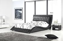 Big Sale Dublin Modern Platform Bed Queen Size (Black)