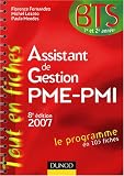 Revue Dunod  / Assistant de Gestion PME-PMI BTS 1e et 2e années