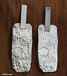 Earrings, 'Long Silver Desert' 0.6" W 2" L Earrings, 'Long Silver Desert' 0.6" W 2" L