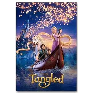 Tangled Poster - Boat - 11x17 - Mandy Moore