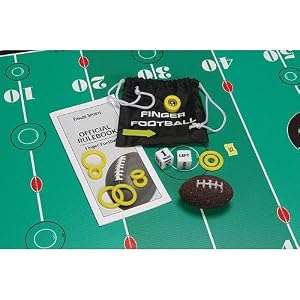 NFL Finger Football is a great choice of Thanksgiving Party Games