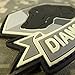 Diamond Dogs Metal Gear Solid Glow Dark Big Boss Snake PVC Rubber 3D Velcro Patch