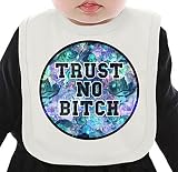 Trust No Bitch ネクタイを有する有機ビブ Medium