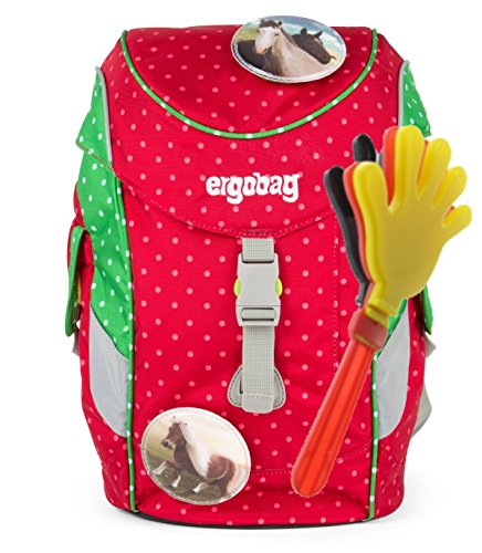 ergobag Mini Vorschulrucksack + EM Fan-Klatsche Fanartikel Schniekodotti