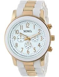 XOXO Womens XO5642 Gold and White Bracelet Analog Watch