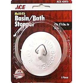 Buy 10 each: Ace Fit-All Tub Stopper (419AP) by Lavelle Industries now!