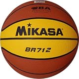 ＜バスケットボール＞MIKASA(ミカサ) 検定球7号 ゴム 茶/クリームイエロー BR712の画像