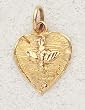 14 kt Gold Religious Medal - Holy Spirit Confirmation - In a Premium Black Box