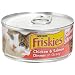 Friskies Cat Food Savory Shreds Chicken & Salmon Dinner in Gravy, 5.5-Ounce Cans (Pack of 24)