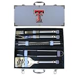 Texas Tech Red Raiders 8pc. BBQ Set w/Case - NCAA College Athletics - Fan Shop Merchandise