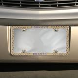 Alcorn State Braves Thin Rim Logo License Plate Frame