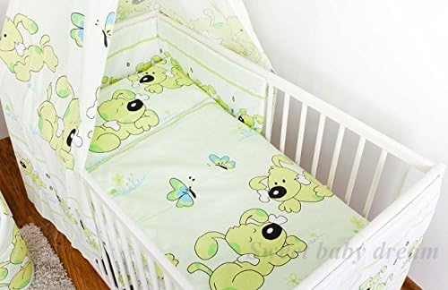 3 pieces ensemble de literie pour bébés 120x90 cm. 100% coton