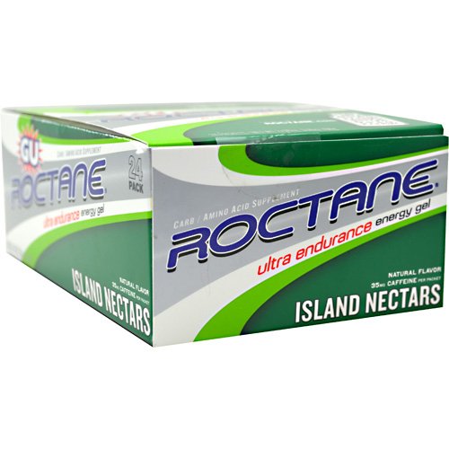 GU Roctane Energy Gel - 24 Pack Island Nectars, One Size