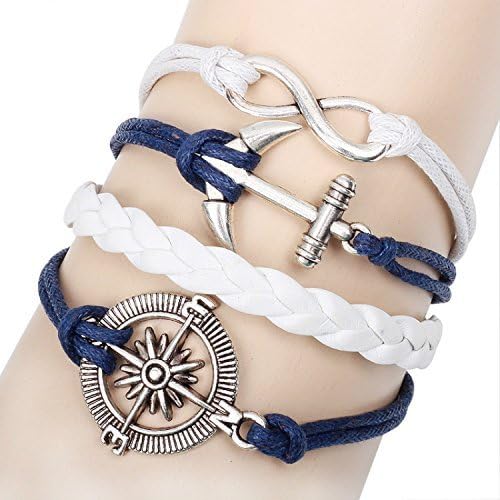Domire Multi Choice-Vintage Style Leather Rope Love Bracelet