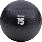 Century Vinyl Black Medicine Balls, 15 Pounce