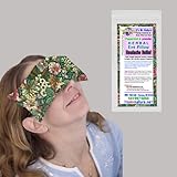 Peppermint & Lavender Eye Pillow for Headache and Migraine Relief, Hunter Green