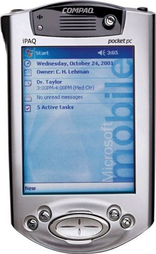 Compaq iPAQ Pocket PC H3970 - Windows Mobile 2002 - PXA250 400 MHz - RAM: 64 MB - ROM: 48 MB 3.8" TFT ( 240 x 320 ) - IrDA, Bluetooth