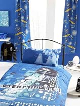 Doctor Who Curtains Dr 72" drop 'Upgrade' design