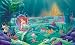 RoomMates JL1224M the Little Mermaid Prepasted Chair Rail Wall Mural