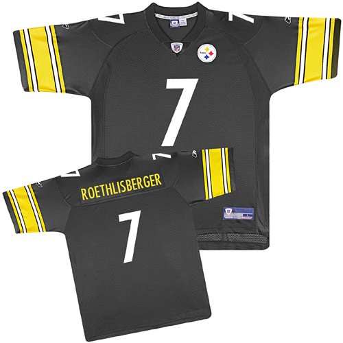 Reebok Pittsburgh Steelers Ben Roethlisberger Replica Jersey Large
