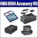 Samsung HMX-H304 Camcorder Accessory Kit includes: SDIABP210E Battery, SDM-1524 Charger, KSD2GB Memory Card, ST60S Case