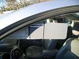 Gray - Side window Sun Visor Extenders