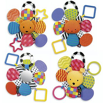 Childrens Toyshop  Toys : Amazing Baby Teether Rattle - Cat - one supplied