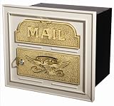 Gaines Classic Locking Mailbox Faceplate - Almond