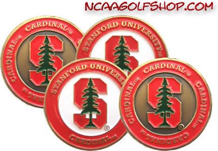 Stanford Cardinal Golf Ball Markers
