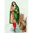 Portrait of French Actor and Dramatist Moliere Pseudonym of Jean Baptiste Poquelin Photographic Poster Print, 12x16