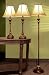 3pc Table & Floor Lamps Set in Regal Copper & Bronze Finish