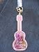 Hannah Montana Secret Celebrity Purple Guitar Key Ring Backpack clip