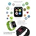 LUOOV Men and Women Bluetooth Smart Watch Camera Sport Fitness Wrist Waterproof Wireless Phone Watch bluetooth smart watch for android iphone (Black)