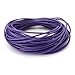 BEADNOVA 1.5mm Genuine Purple Round Leather Cords For Bracelet Necklace Jewelry Making 10 Meters
