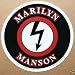 Marilyn Manson Arrow Logo Vinyl Sticker / Decal