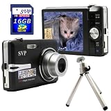 Xthinn-8363 10MP Max, very slim and stylish with 3x Optical Zoom and a 3 LCD Digital Camera (Free-16GB SDHC Card, a Sturdy Tripod)