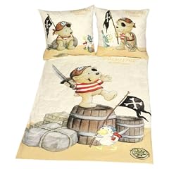 Herding 440850050 Bettw�sche Pitzelpatz / 80x80 + 135x200 cm, Linon